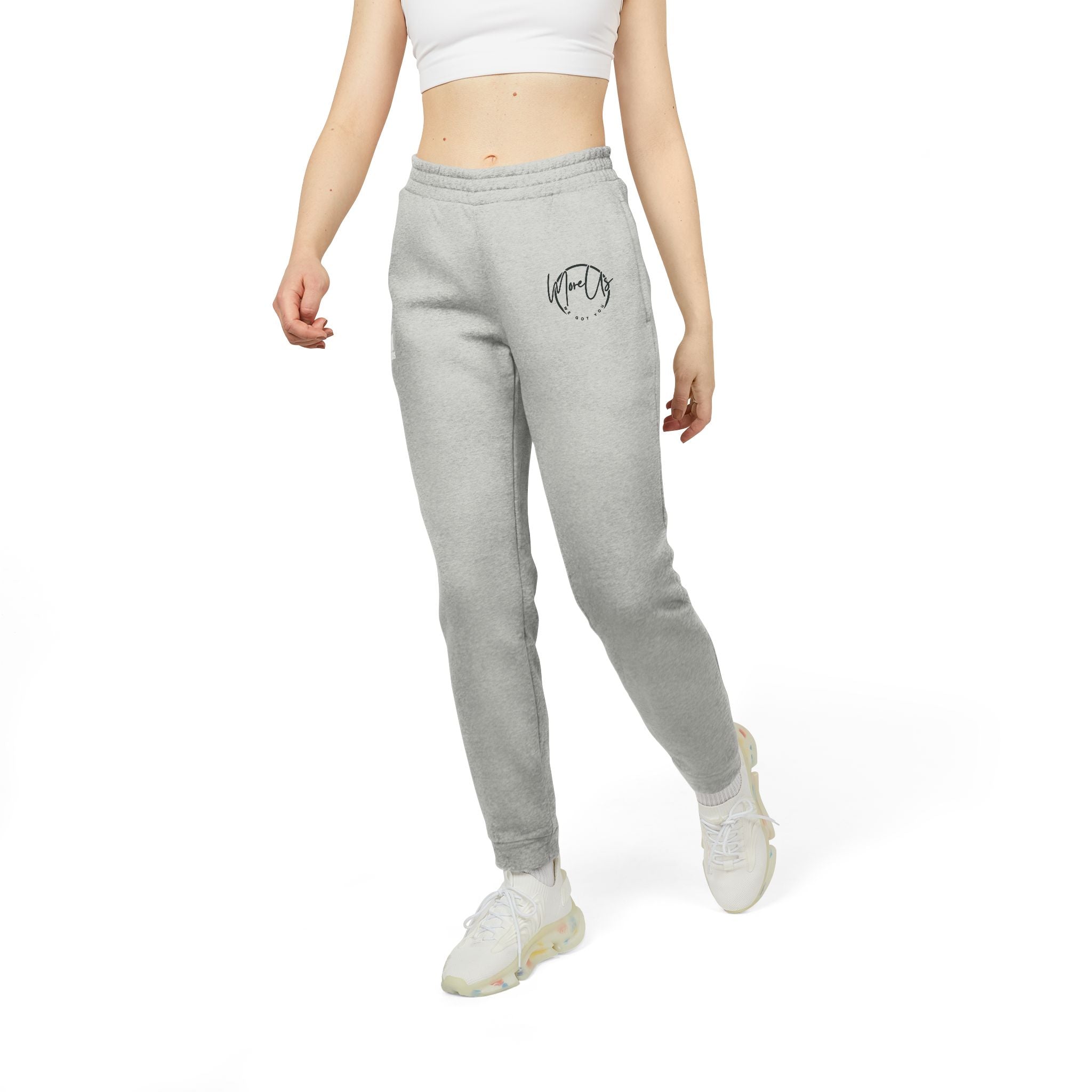 Adidas-Themed Unisex Joggers – Athletic Fit & Streetwear Style