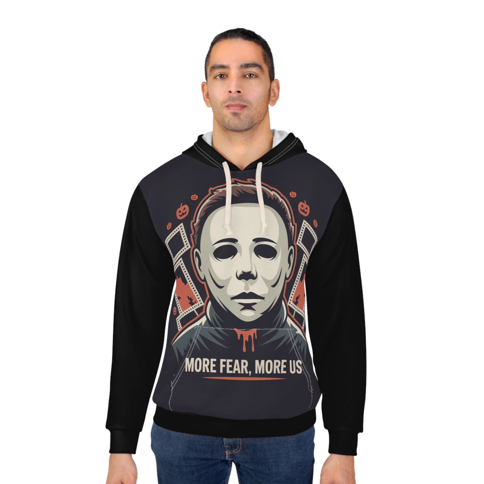 Michael Myers Halloween Themed Unisex Pullover Hoodie with Scary Design