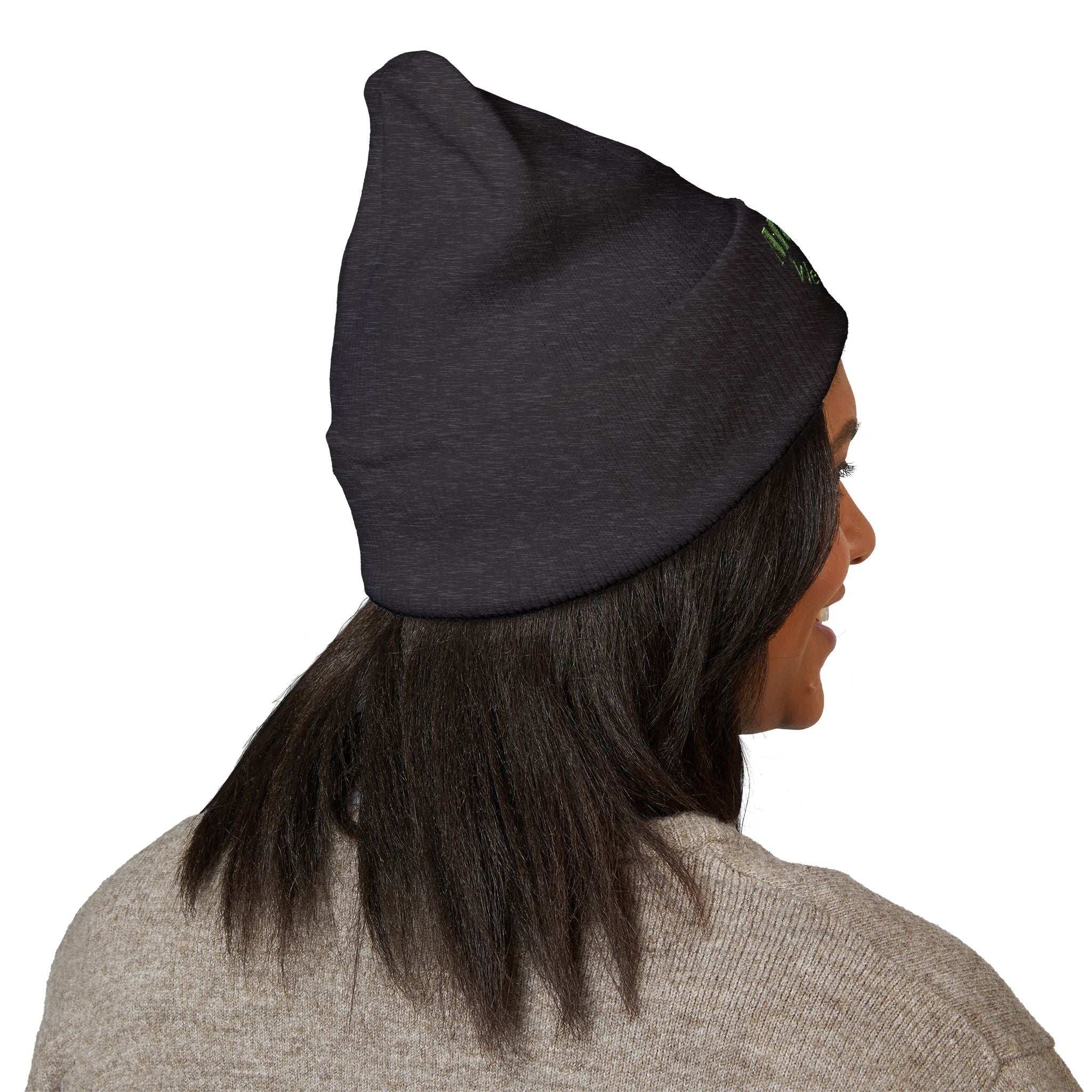 Embroidered Classic Cuffed Beanie - "More Us, We Got You"