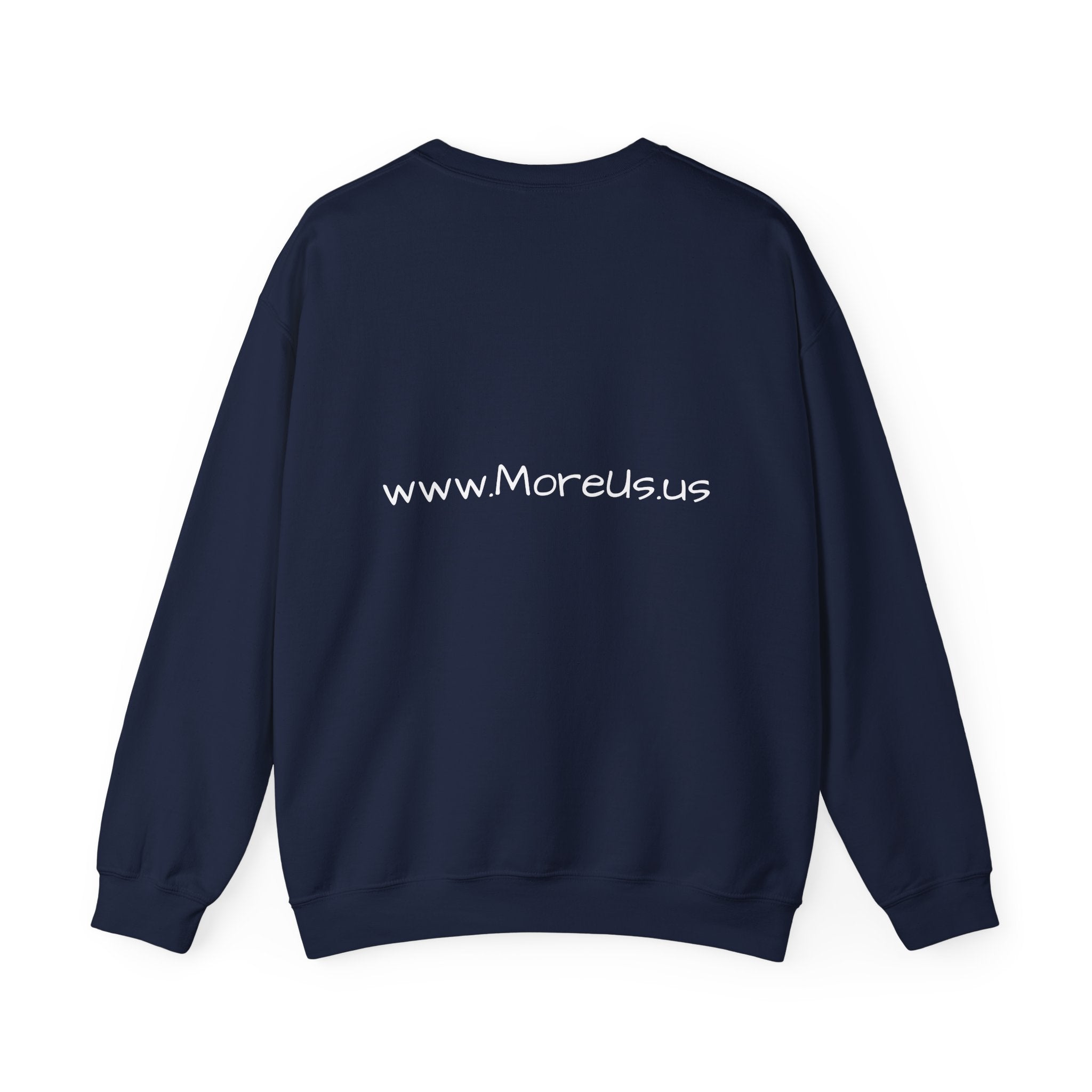 Cozy “More Us” Unisex Crewneck Sweatshirt – Inspirational Gift for Friends, Motivational Hoodie Alternative, Soft Everyday Comfort