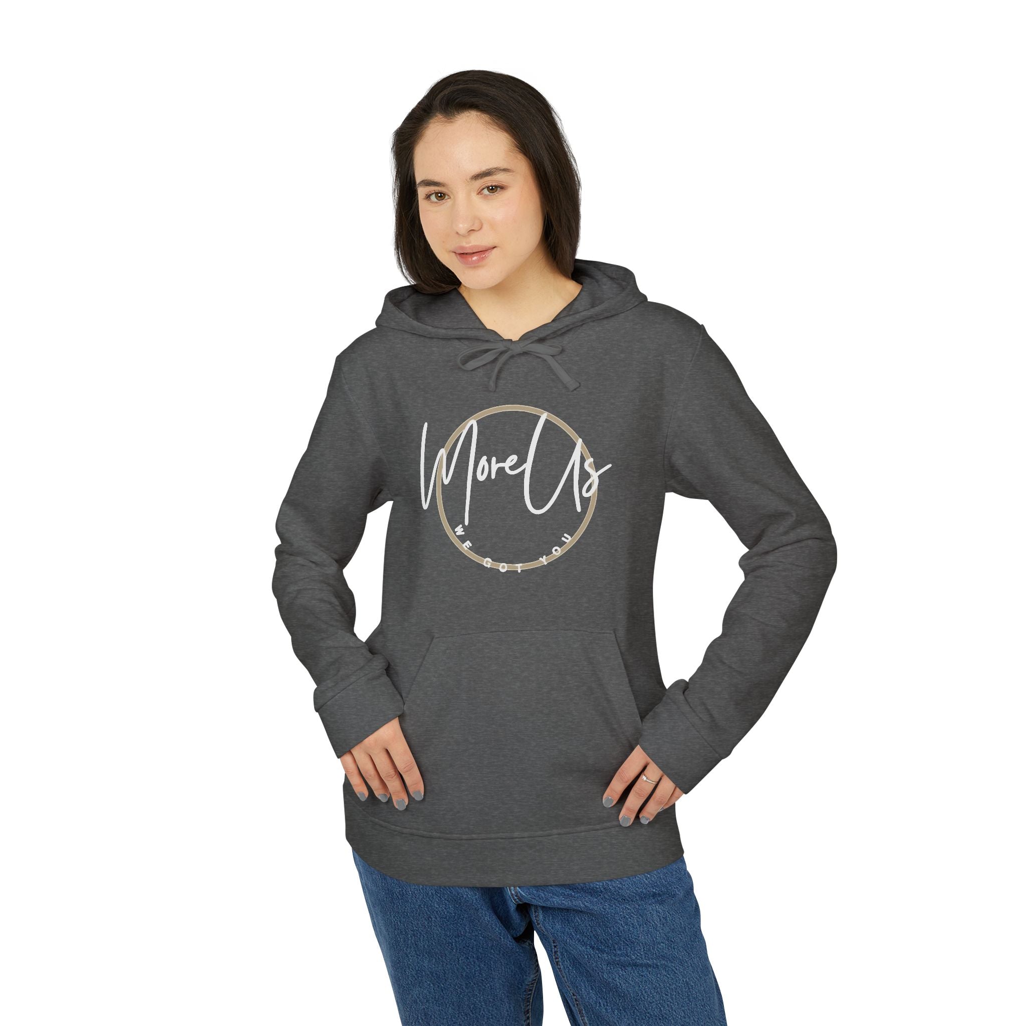 Adidas-Themed Unisex Fleece Hoodie – Premium Comfort & Streetwear Vibes
