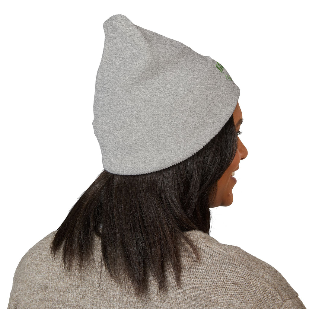 Embroidered Classic Cuffed Beanie - "More Us, We Got You"