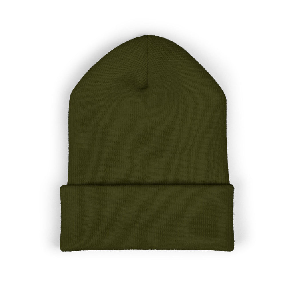 Embroidered Classic Cuffed Beanie - "More Us, We Got You"