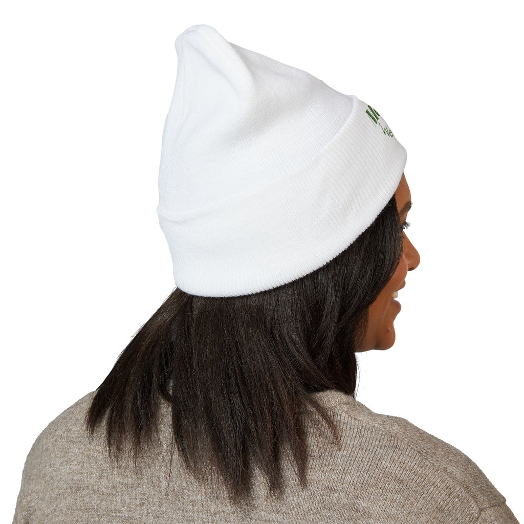 Embroidered Classic Cuffed Beanie - "More Us, We Got You"